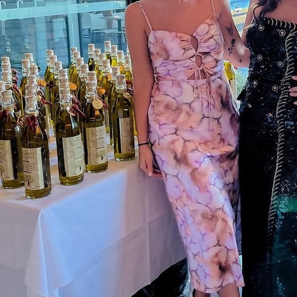 Patterned midi dress - Picture 2 of 2